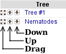 Tree moving commands